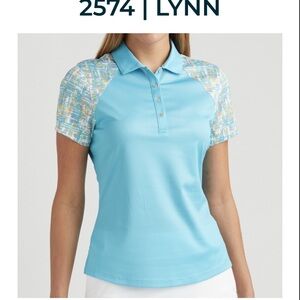 NWT Bermuda Sands short sleeve golf top.